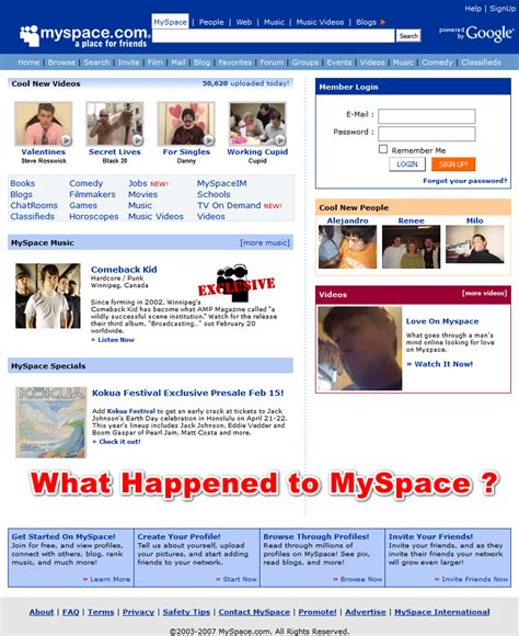 what happened to myspace.